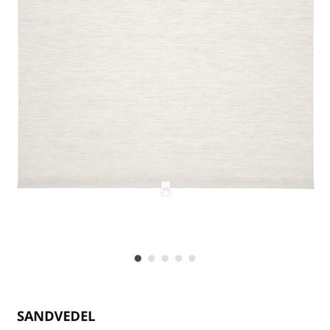 Sandvedel rullegardin beige