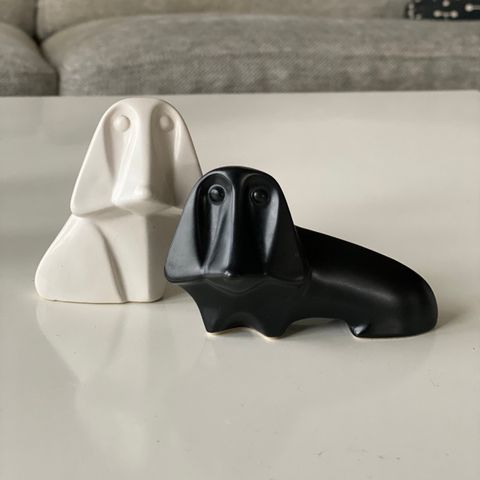 Attraktive salt og pepper hunder / Jonathan Adler design