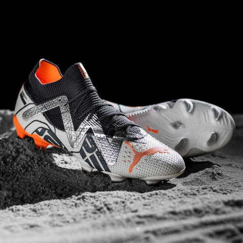 PUMA Future Ultimate FG/AG Astronaut - Hvit/Oransje/Grå LIMITED EDITION