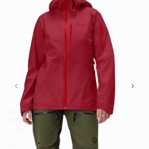 Norrøna lofoten  Gore-Tex Jacket