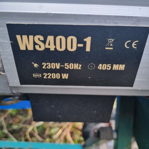 Kapp sag WS400-1