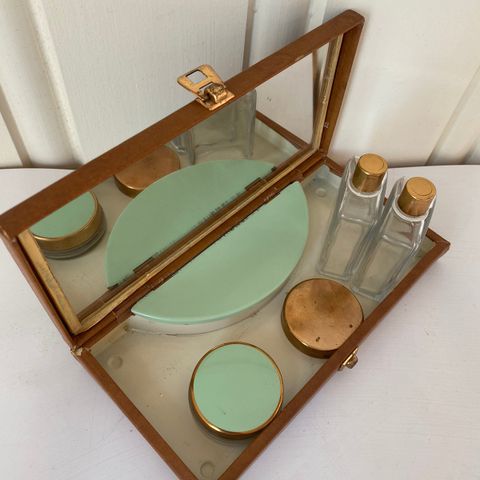 Retro vanity reisesett 50’s samleobjekt