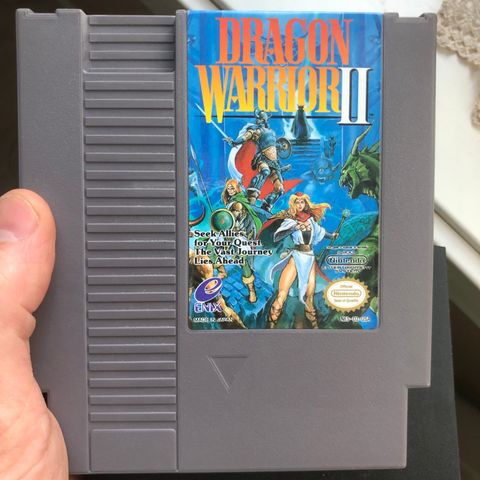 Dragon Warrior 2  (Dragon Quest II) NES NTSC (batteri testet & OK)