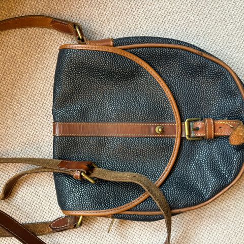 Mulberry saddle crossbody veske