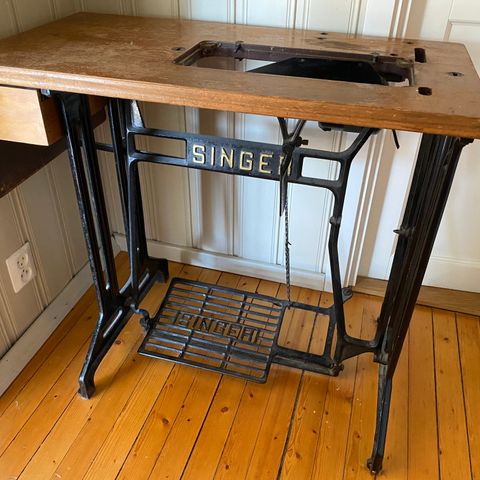 Singer symaskinsbord, vintage