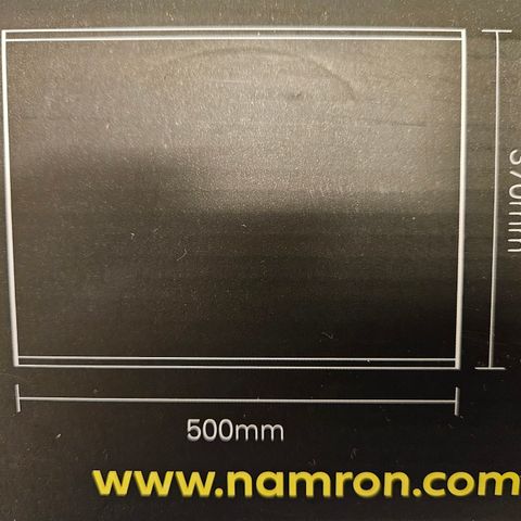 Namron Panelovn 600W matt hvit