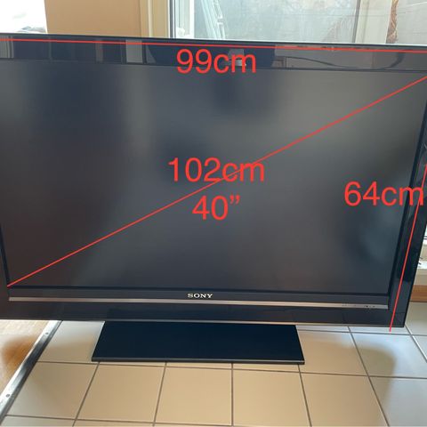 Sony Bravia 40” TV