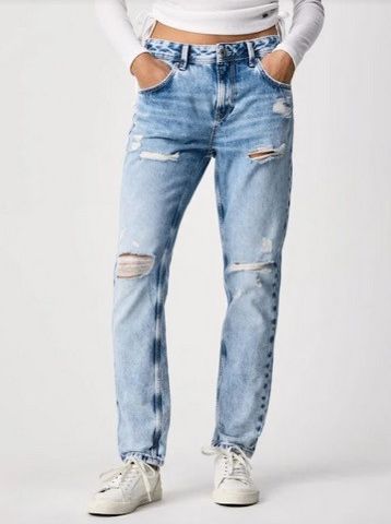 Pepe Jeans Violet - Destroyed Denim