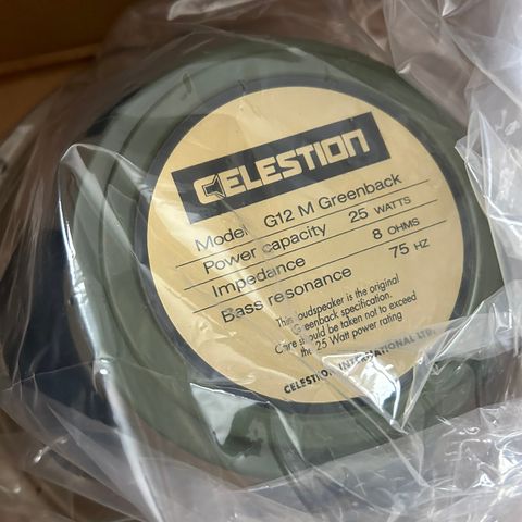 Celestion greenback g12m