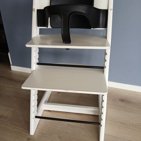 Stokke Tripptrappstol, sele, pute og babyset