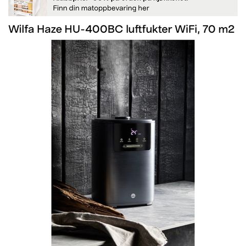 Wilfa Haze luftfukter - Best i test!