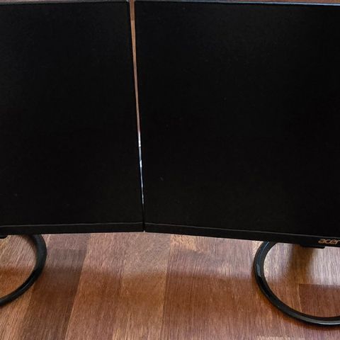 To flotte 24" acer IPS-skjermer til kontor