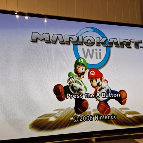 🕹Nintendo wii konsoll komplett med 🏎 Mariokart og ratt.