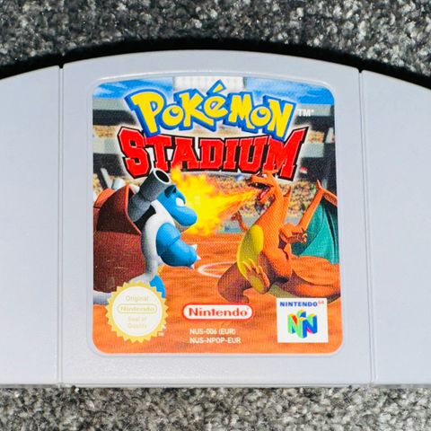 Kun Spillet Pokemon Stadium N64 Nintendo 64