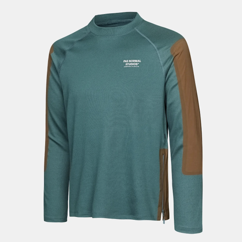 Pas Normal Studios Escapism Technical Longsleeve — Dusty Teal (Men's, M)