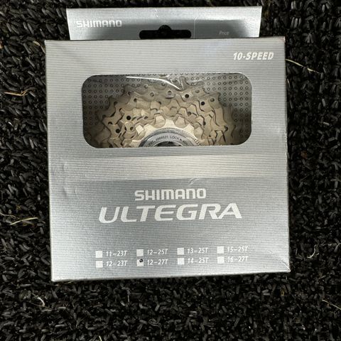 Shimano Ultegra 10 delte kassetter - 12-27T og 11-28T - kr 400 pr stk