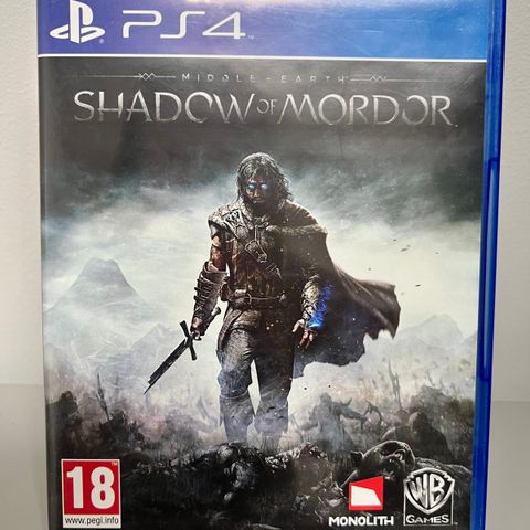 PlayStation 4 spill: Middle-Earth Shadow of Mordor