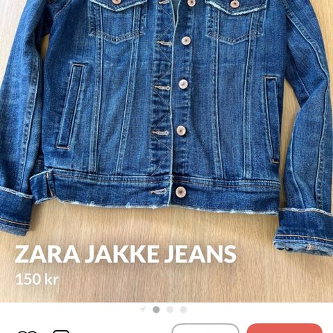 Zara jakke jeans