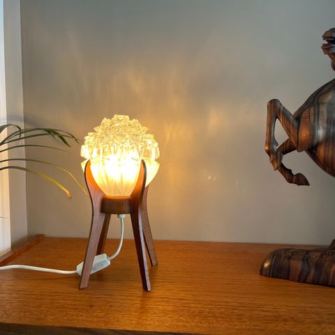 Vintage teaklampe