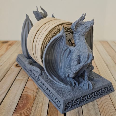 Dragons of the Coasters/bordbrikker - Perfekt for D&D kvelder.