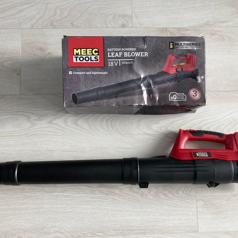 MEEC Tools løvblåser u/batteri