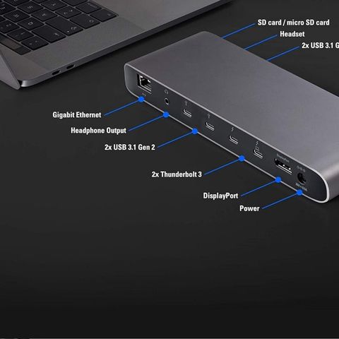 Elgato Thunderbolt 3 Pro Hub (x2 4K Display @ 60Hz)