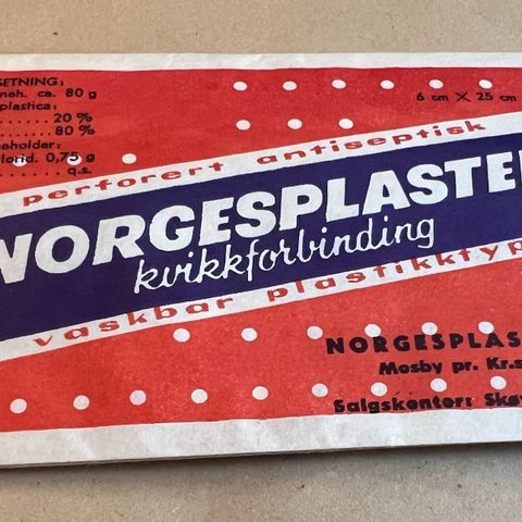 Norgesplaster fra 1963