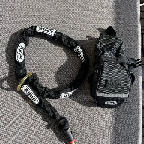 ABUS Adaptor chain 6KS (sykkellås) + bag