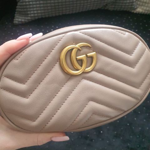 GG Gucci Marmont metelasse belt bag