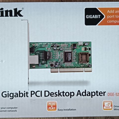 D-Link DGE-528T - Gigabit PCI desktop adapter (Ethernet)