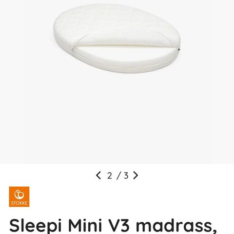 Stokke sleepi mini V3 madrass