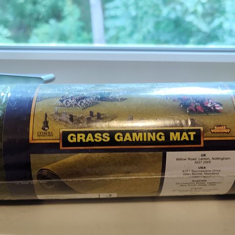 Citadel Gaming, Grass Gaming Mat -- Battlemat fra tidlig 2000.