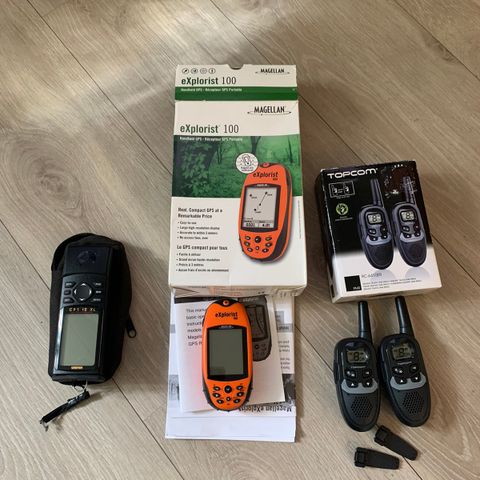 GPS og walkie talkie til tur og jakt