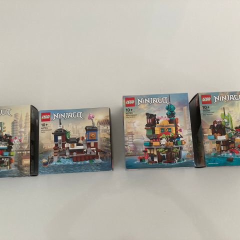 Lego Ninjago Micro -City 40703, 40704,40705,40706