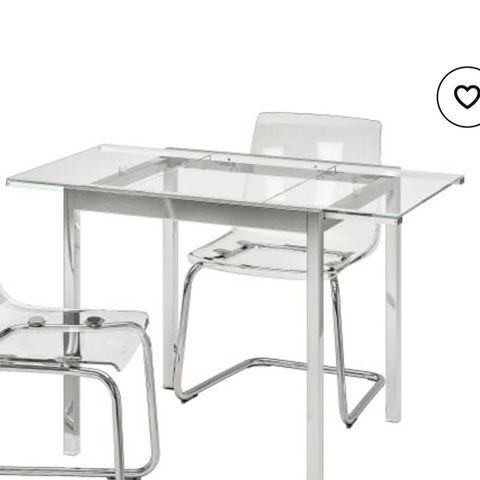 Pent brukt Ikea Glivarp spisebord for 2-4 personer