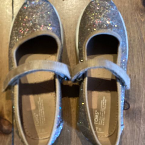 Toms sko  med glitter