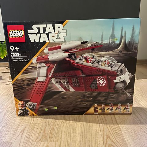 Nytt og uåpnet Lego 75354 Coruscant Guard Gunship