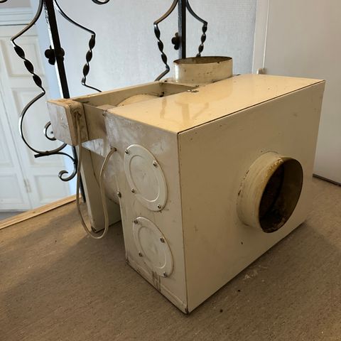 Ekstern motor til ventilator