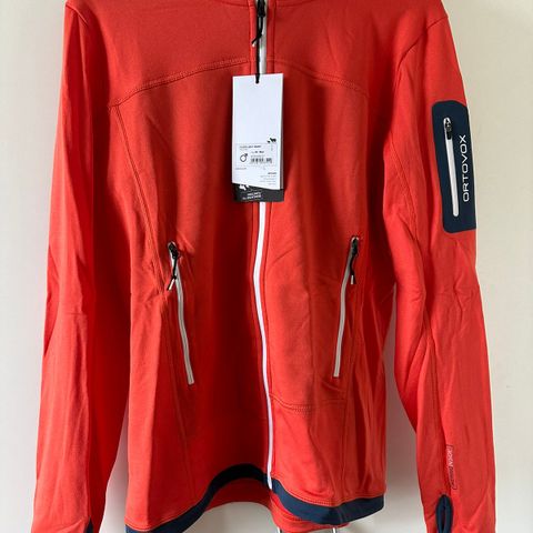 Ortovox fleece light herre m jakke, hettejakke