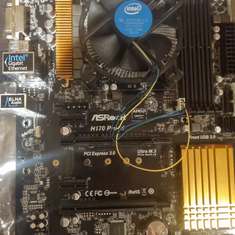 Asrock h170 pro4s og intel i5 6500