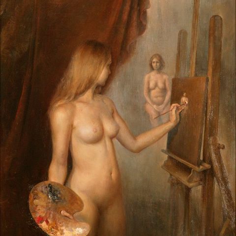 Originalt maleri av Helene Knoop vurderes solgt