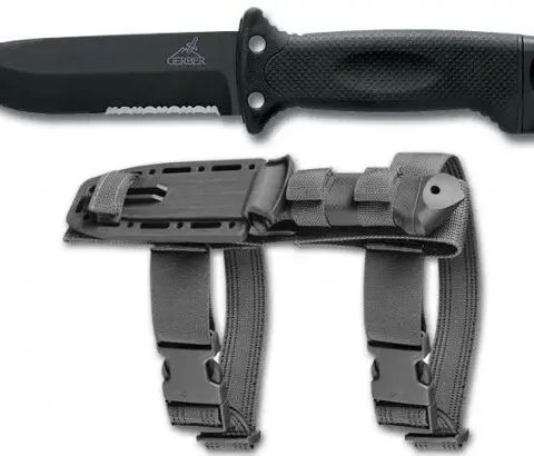 GERBER LMF II INFANTRY KNIV - BRUKT 1 GANG