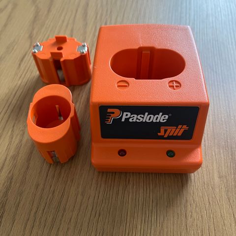 PASLODE SPIT batterilader+PASLODE adapter