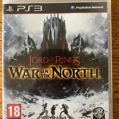 Ps3 spill LORD OF THE RINGS WAR IN THE NORTH