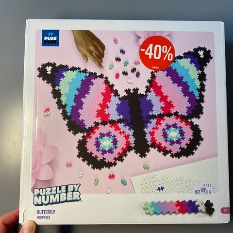 Puzzle by number, Butterfly 800 pieces