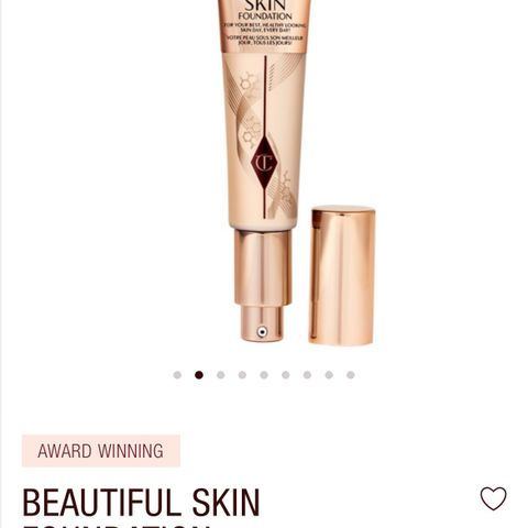 Charlotte Tilbury. Beautiful Skin Neutral foundation.Prøvd en gang. Kjøpt i juli