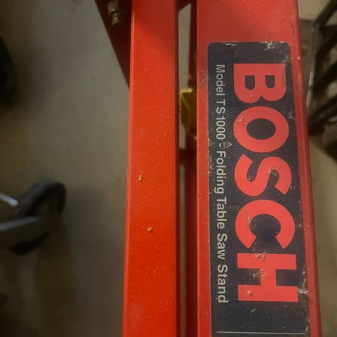 Bosch bordsagstativ/ sagbord sammenleggbart