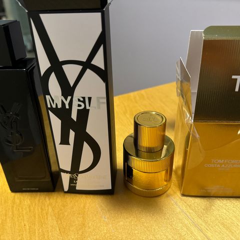 YSL Myslf og TomFord CostaAzzurra