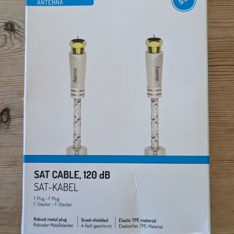 Hama Satellitt antenne kabel 120dB