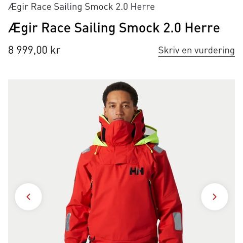 Ægir Race Sailing smock 2.0 herre